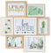 levandeo Bilderrahmen Collage B x H 46x47cm 7 Fotos 10x15 13x18 15x20 Natur Eiche Farbig Holz Weiß fertig montiert Glas
