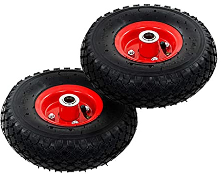 vidaXL Sackkarrenräder 2 Stk. Gummi 3,00-4 (245x82)