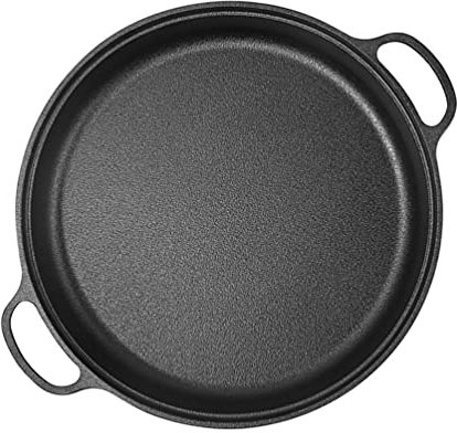 BESPORTBLE Sartén Hierro Fundido Acampar Al Aire Wok para Freir Antiadherente Tortita Utensilios De Antiadherentes Parrilla De Hierro Pan Molde para Panqueques Galletas Crepe