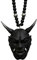 Hosuho Japanischer Oni Samurai Helm Auto Rückspiegel hängende Ornament Auto Dekoration Anhänger Innenraum Auto Zubehör