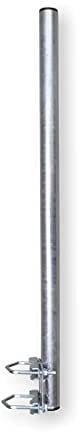 Erwin Weiß GmbH Mastverlängerung Stahl 80 cm I Verlängerung für Antennenmast bis 50 mm Durchmesser I Rohr Halterung für Satellitenschüssel I Mit feuerverzinktem Stahlrohr Durchmesser 38 mm