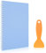 Abeillo Leer Sticker Sammelalbum A5, 24 Blatt Leeres Stickeralbum mit Abflachungsschaber, Reusable Washi Scrapbook Sticker-Sammelbuch (15 x 21 cm, Blau)