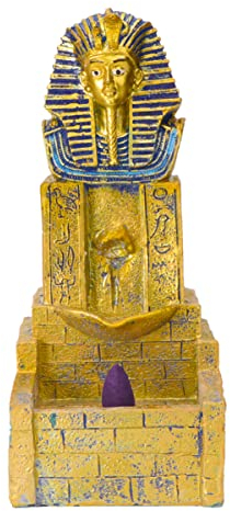 ORFOFE Kunsthandwerk Aus Kunstharz 1stk Räuchergefäß Rückfluss-räucherstäbchenhalter Weihrauchbrenner Ägypten Brenner Für Aromatherapie Antikes Ägypten Haushalt Weihrauchhalter