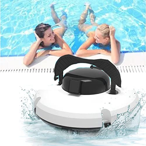 Robot Piscine Cordless Aspirateur Automatique Robot Piscine Sans Fil Aspirateur Piscine Hors Sol pour Piscine Hors Sol Et Piscine Creusée À Fond Pla A