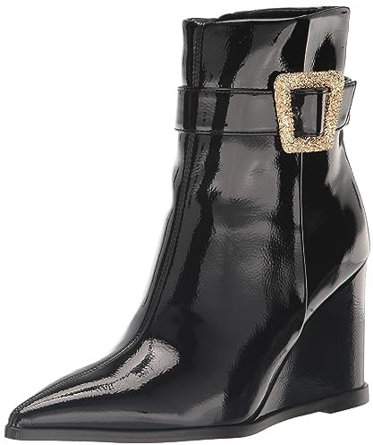 Sam Edelman Stivali Weslie Fashion Donna, Vernice nera, 37 EU