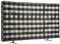 kwmobile Protector Compatible con 43 TV Funda - Protector Antipolvo y antihuellas Dactilares para TV - Cuadrados Rayas