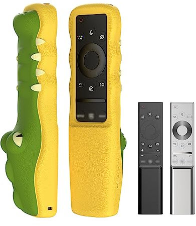 SIKAI CASE Custodia telecomando per Samsung TM2180E TM2280E TM2240A TM1990C TM2140A Antiscivolo Custodia Telecomando Universale Samsung 2017-2023 BN59 Series Remote Cover, Coccodrillo - Verde