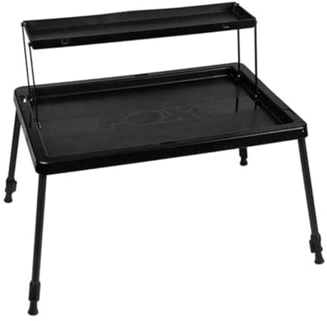 Fox 2 Tier Bivvy Table - Angeltisch zum Karpfenangeln, Tisch zum Angeln, Beistelltisch für Angler, Ablage