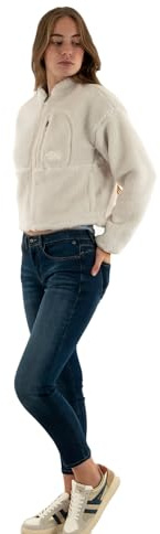 THE NORTH FACE NF0A88ZBQLI W EXTREME PILE 2 FZ JACKET Giacca Donna WHITE DUNE Taglia M