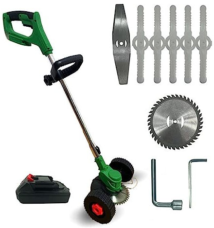 Cisaille à gazon portative de taille-haie, 24V 2000mah Mini Home Hand Held Light Weight Garden Tool Electric Grass Cutting Tondeuse à gazon Léger et facile à utiliser ( Color : 1 Battery , Size : E )