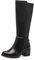Tamaris Stivali Lunghi da Donna, Imbottiti, con Controllo Elasticizzato e Duo-Tex, Stivaletto, Nero, 39 EU
