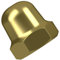 M8 Brass Hexagon Domed Cap Nuts Fit Screws Bolts DIN 1587 (Pack of 10)