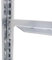 qpool24 Anbauregal, Fachbodenregal Stecksystem MULTIplus250, 2000 x 1000 x 300 mm (HxBxT), 5 Fachböden, Längenriegel, RAL 5010 enzianblau/verzinkt