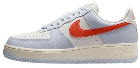 Nike Wmns Air Force 1 '07, Sneaker Mujer, Football Grey Vintage Coral Pale Ivory, 41 EU