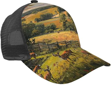 501 Baseball Cap Kariert Rot Und Schwarz Baseballkappe Casual Golf Caps Einheitsgröße Trucker Hut Für Running Outdoor Außenbereich