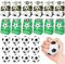 24 Stück Fußball Party Mitgebsel Kinder, Mini Fußball mit Fußball Geschenktüte, Fussball Klein, Fußball Stressbälle, Fußball Papiertüten, Fußball Geschenke Kindergeburtstag für Junge