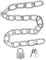 NULYLU Cycling Locks Bike Anti Theft Lock Heavy Duty Chain Lock for Bicycles Motorcycles Scooters Cut Proof Portable Outdoor Lock Bike Lock Heavy Duty