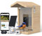Vogelfutterhaus mit Kamera – Vogelhaus mit Überwachungskamera außen 1080P HD WLAN kabellos, Vogelfutterstation mit App für Handyübertragung, KI-Vogelerkennung, 64GB Speicherkarte, 2,5L Futterkapazität