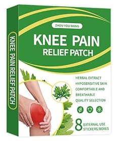 Premium Herbal Knee Patch Pain Relief Patch Knie Original Kniepflaster Gegen Arthrose (64 Stück)
