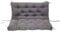ZxrFxr Thick Garden Bench Cushion Waterproof: 2/3/4 Seater Replacement Cushions Swing Seats Patio Lounger Bench Swing Hammock with Backrest for Outdoor Furniture Garden (Dark gray, 100CM)