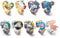 JUSONGKWCP 9 One Pieces Ringe Cosplay Ring Accessories Offener Verstellbarer Ring Schmuck Jewelry