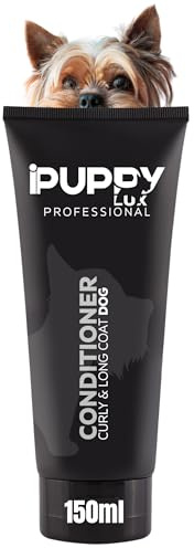 IPuppyLux Conditioner Hund 150 ml – Professionelle Hundespülung & Conditioner für Hunde – Ideal für Langhaar, Yorkshire Terrier & Pudel und nach dem hundeshampoo – Sanfte Fellpflege & Grooming