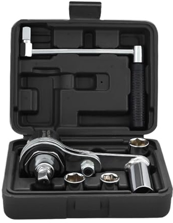 Hitburu Schwerlast Drehmoment Multiplikator Werkzeug Set | Drehmomentschlüssel Set - Radmuttern Entferner Reifenwechsel Kit mit Nüssen für LKW Werkstatt Wartung
