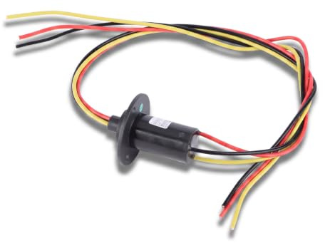 Rotary Encoder Switch, 3 Wire Multi Channel Signal Transmitter, 0-600V 15A Rated Encoder for Industrial Control Equipment, Anti-Jamming Heavy Duty
