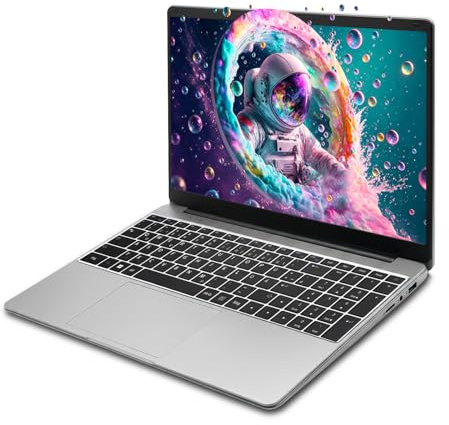 JHHBHV Laptop Windows 11 mit Deutsche Tastatur Notebook 15.6 Zoll Für Beruf & Unternehmen Laptop Günstig Processor 5205U 4 GB RAM 128 GB SSD 512 GB Notebook Windows 11 5000mAh(1 Year Office 365)