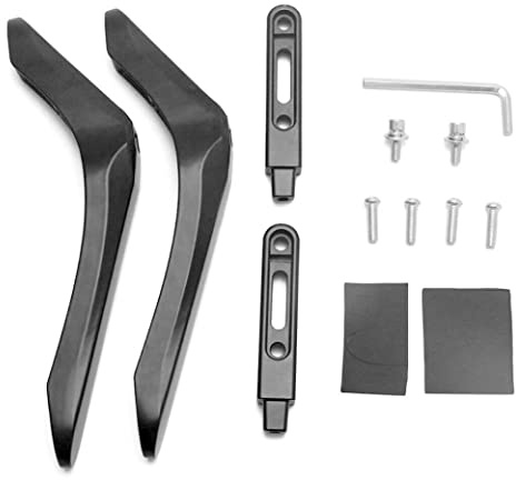 Perodlly TV Base Pedestal Feet Table Top TV Stand Mount Legs with Screws for 32 to 65inch Screen..