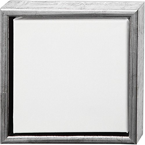 Keilrahmen, Außenmaße 24x24 cm, Tiefe 3 cm, Leinwandgröße: 20x20 cm, 6Stck.