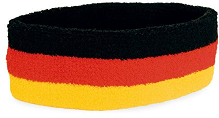 Fan - Stirnband elastisch Schweissband Fanstirnband Fan Band Deutschland FAN - Artikel