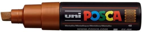 Posca Acrylic Paint Marker, PC-8K Broad tip, Bronze (PX113621000)