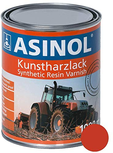 ASINOL DEUTZ ROT NEU AB 1974 1000 ml Kunstharzlack Farbe Lack 1l Liter Dose