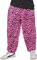 W WIDMANN MILANO Party Fashion - 80er Jahre Hose mit Zebra Muster, Jogginghose, Faschingskostüme