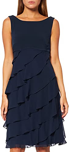 Swing Damen Olivia Kleid, Blau (Marine 300), 42 (42)