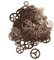 150 Gramm Sortierte Vintage Bronze Metall Steampunk Schmuck Machen Charms Cog Watch Wheel zum Crafting, Cosplay Halloween Dekoration