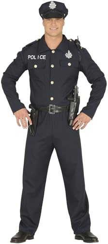 FIESTAS GUIRCA Polizistenkostüm für Herren, Erwachsene