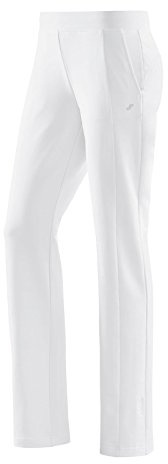 Joy Sportswear Freizeithose SINA für Damen - sportliche Jogginghose mit geradem Schnitt | Lange Sport Hose mit hohem Baumwolle & Stretch-Material Kurzgröße, 20, White