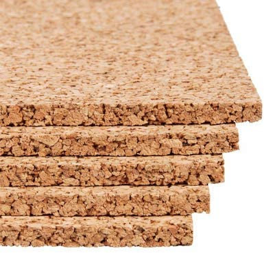 ITALFROM - Confezioni da 1 mq - Pannelli di Sughero da 1 cm a 6 cm - Isolamento Termico, Acustico per Tetti, Cappotti e Pavimenti (Conf. 1 mq da 2 cm)