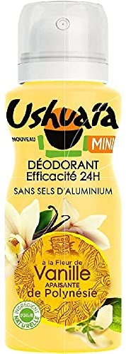 Ushuaïa Déodorant mini efficacité 24h à la fleur de vanille - La bombe de 100 ml