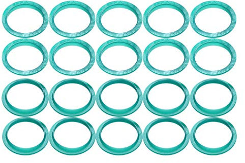 iSuperb 20 Pièces Réutilisable Anneau Silicone Café, Anneau de Rechange de Qualité Compatible avec Les Capsules de café Rechargeables avec la plupart des modèles de machines à café Nespresso