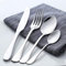 Buyer Star 16 stücke Edelstahlbesteck 4 Sätze Silber Besteck Set Hochzeit Geschirr Messer und Gabeln Dessert Löffel Teelöffel