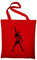 STYLETEX23 Freddie Fan Jutebeutel Shopping Bag, red