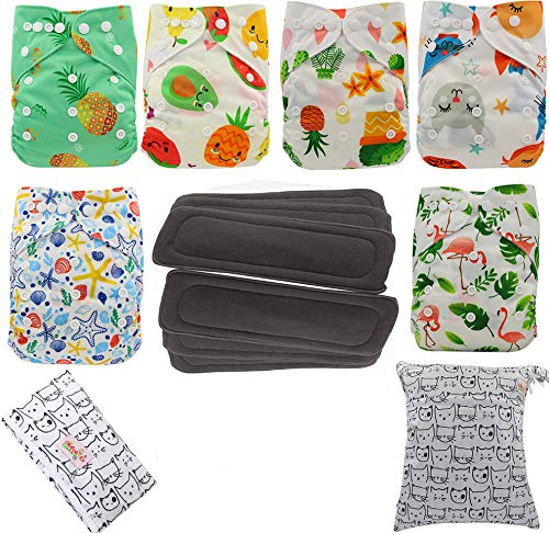 Baby Stoffwindel waschbar wiederverwendbare Windeln Taschenwindel für die meisten Babys und Kleinkinder (DIP03)
