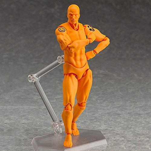Actionfigur Modell Mensch Schaufensterpuppe Mann/Frau Actionfigurenset Mit Zubehör Kit Perfekt Zum Zeichnen Skizzieren Malen Künstler Cartoon Figuren Action,F