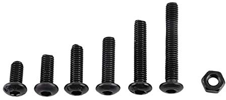 Viti M3, Viti Testa Piatta 3 MM, Bullone Testa Piatta M3 Set per La Riparazione di Mobili di Macchinari Invenzioni Fai-Da-Te