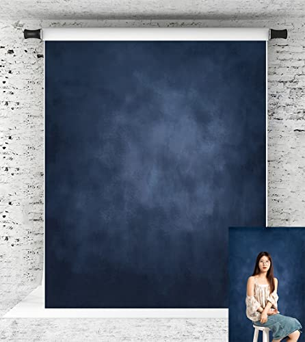 Kate Studio Backdrop Blue Background Portrait Photography Dark Blue Backdrop Microfiber Background Professional Portrait Pictures Photoshoot Props 1.5x2.2m