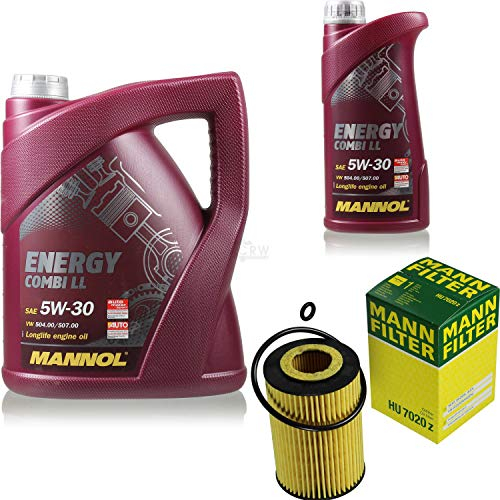 6L MANNOL 5W-30 Combi LL+MANN-FILTER Seat Alhambra 710 711 2.0 TDI