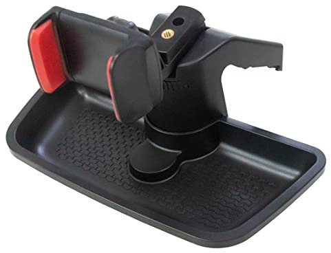 JK Support de portable pour de bord Accessoires intérieurs pour Wrangler JK JKU 2011-2017, noir